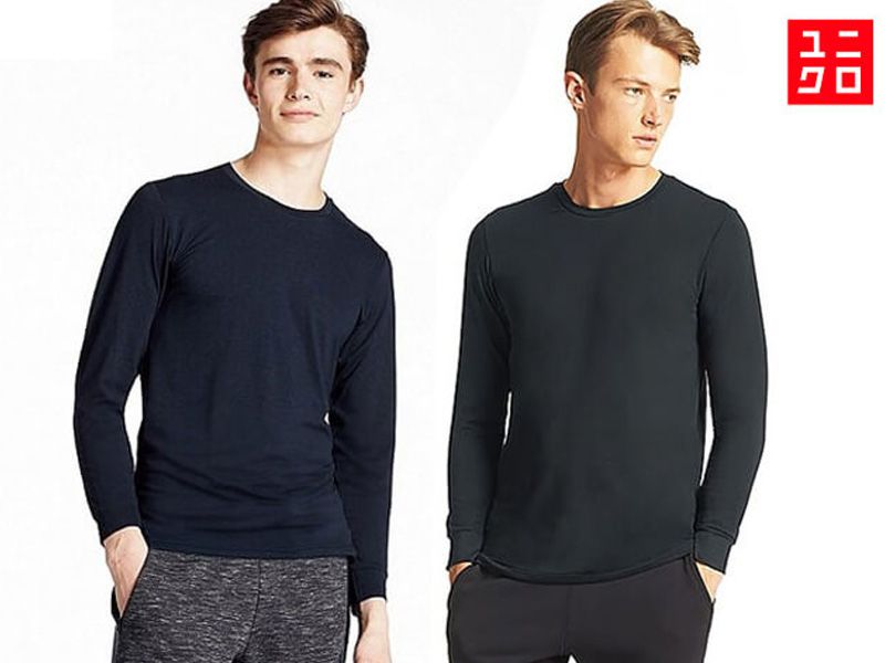 Áo giữ nhiệt nam lót nỉ UNIQLO