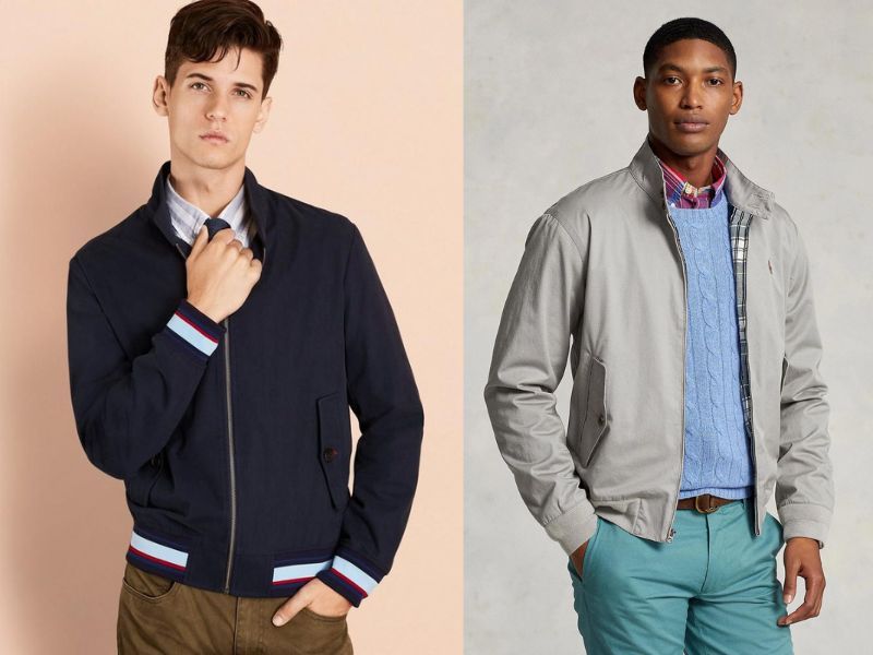 Harrington Jacket mặc kiểu layer