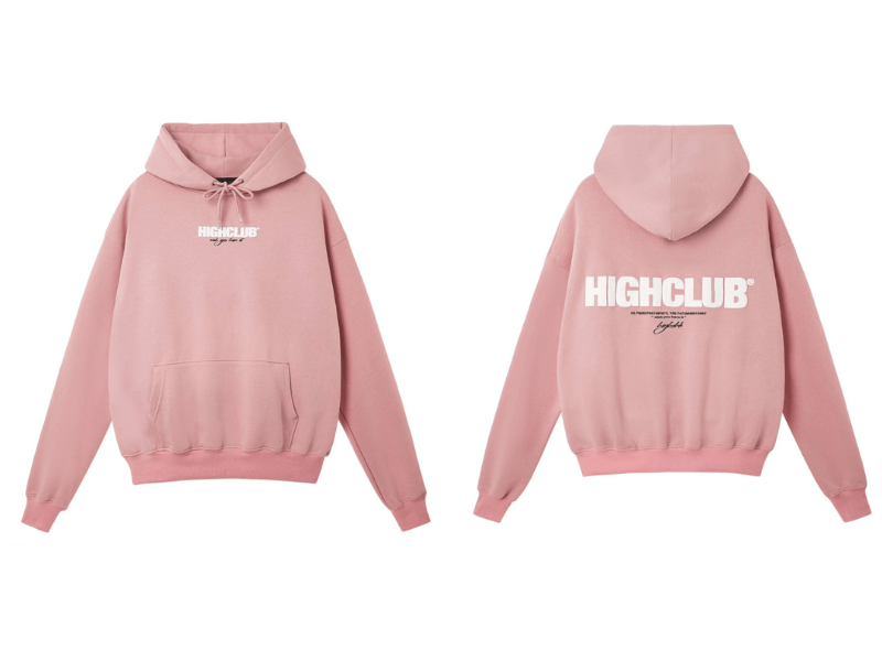 hoodie hồng local brand