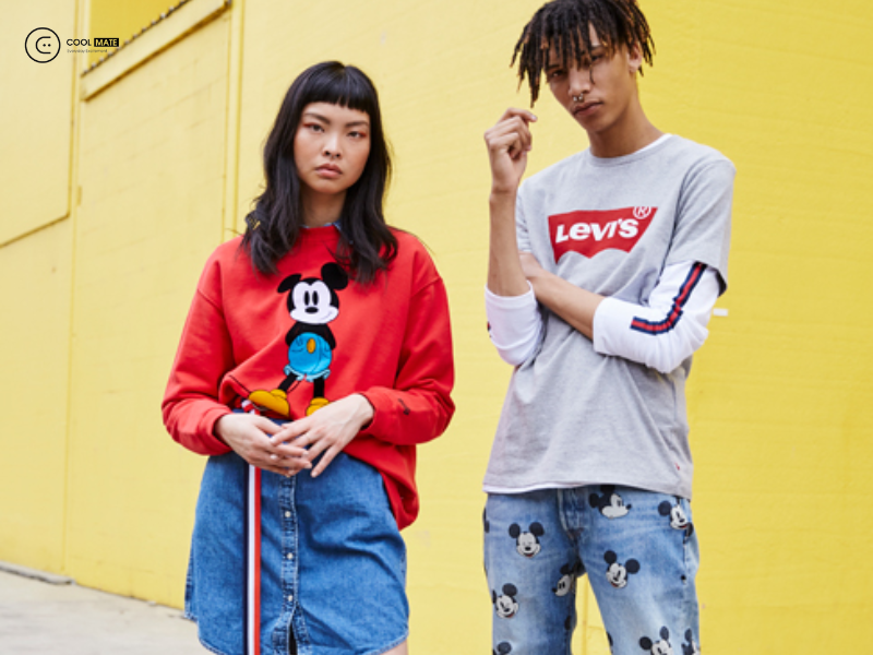 Disney collab levi's