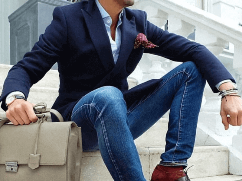 cách mix đồ với quần jean nam