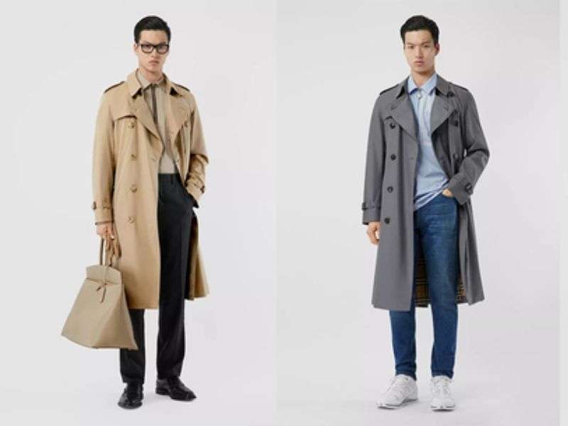 Chiều dài của áo peacoat sẽ ngắn hơn áo trench coat