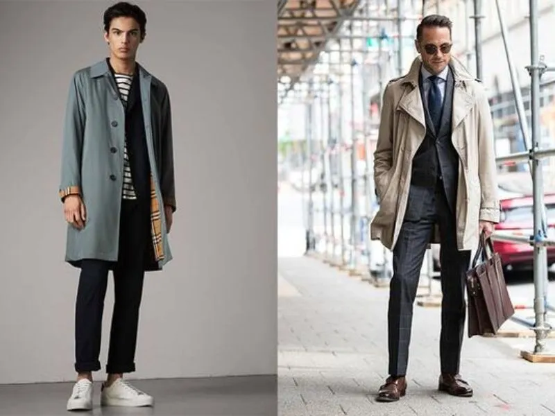 áo khoác Trench coat nam đẹp