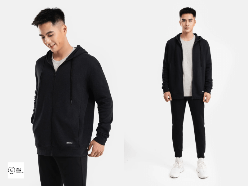 cách phối áo khoác jacket local brand có mũ 