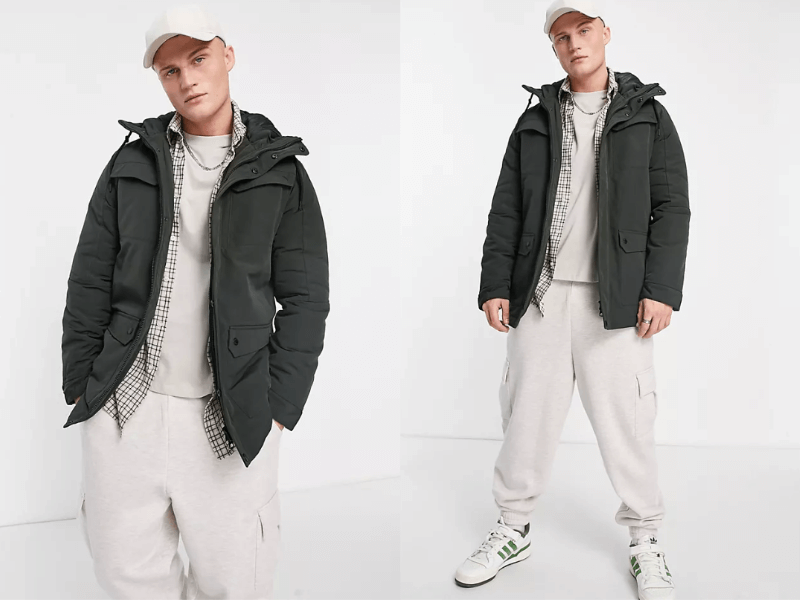 phối áo khoác jacket có mũ local brand