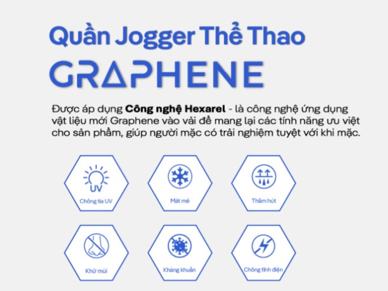 Quần thể thao co giãn Graphene