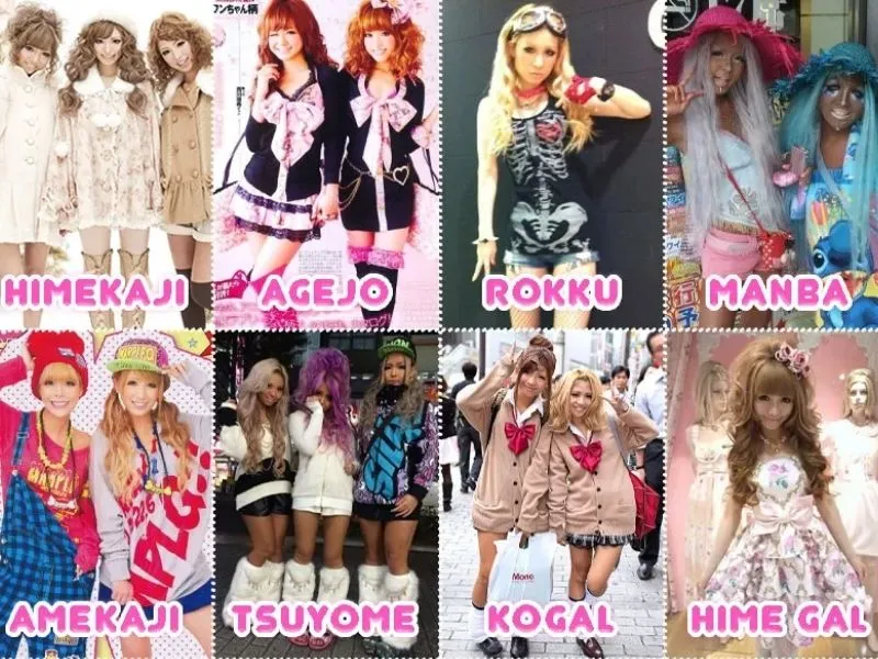 Những phong cách phổ biến của Gyaru là gì?