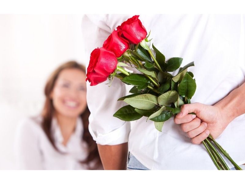 Hoa hồng tặng người vợ yêu thương ( Ảnh: Pinterest )