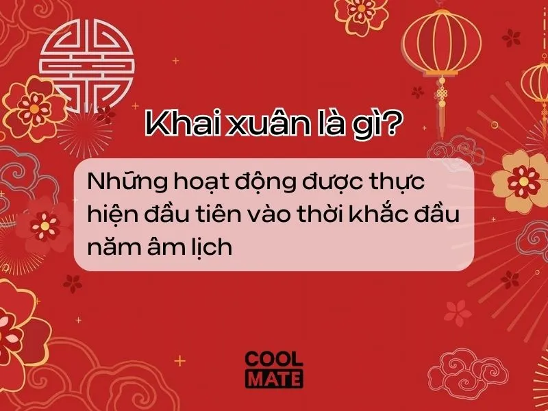 Định nghĩa khai xuân là gì