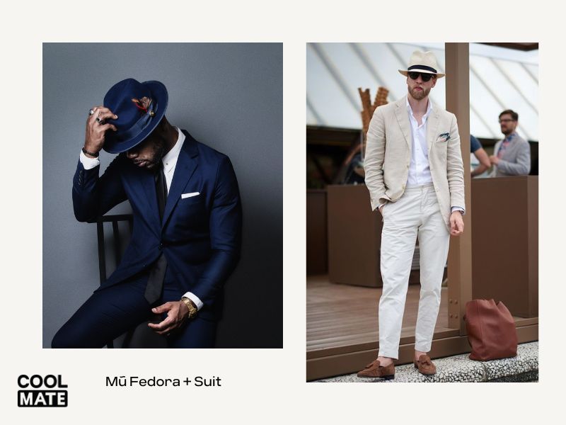 Mũ Fedora + suit