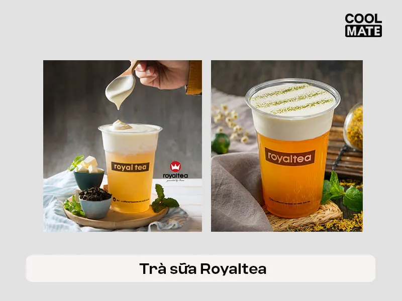 Trà sữa Royaltea – Hương vị trà Hoàng gia