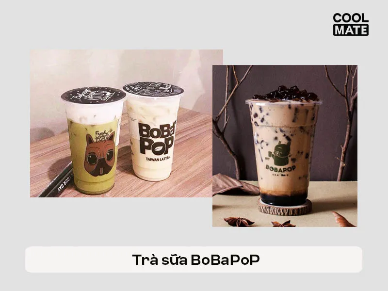 Trà sữa BoBaPoP là một trong những thương hiệu trà sữa nổi tiếng