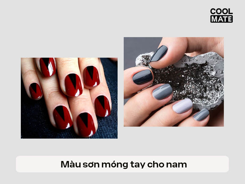 Gợi ý màu sơn móng tay cho nam