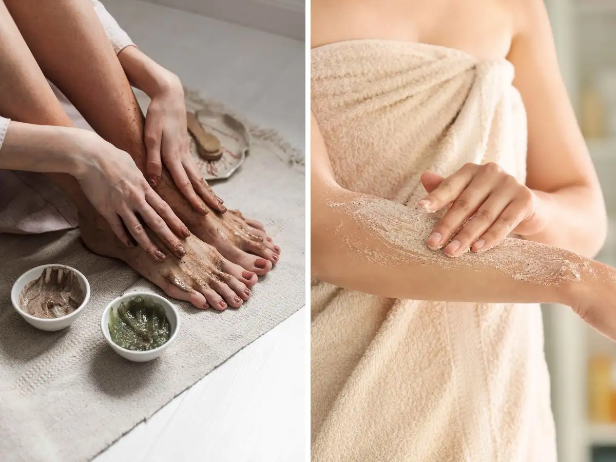 Tẩy tế bào chết tay chân