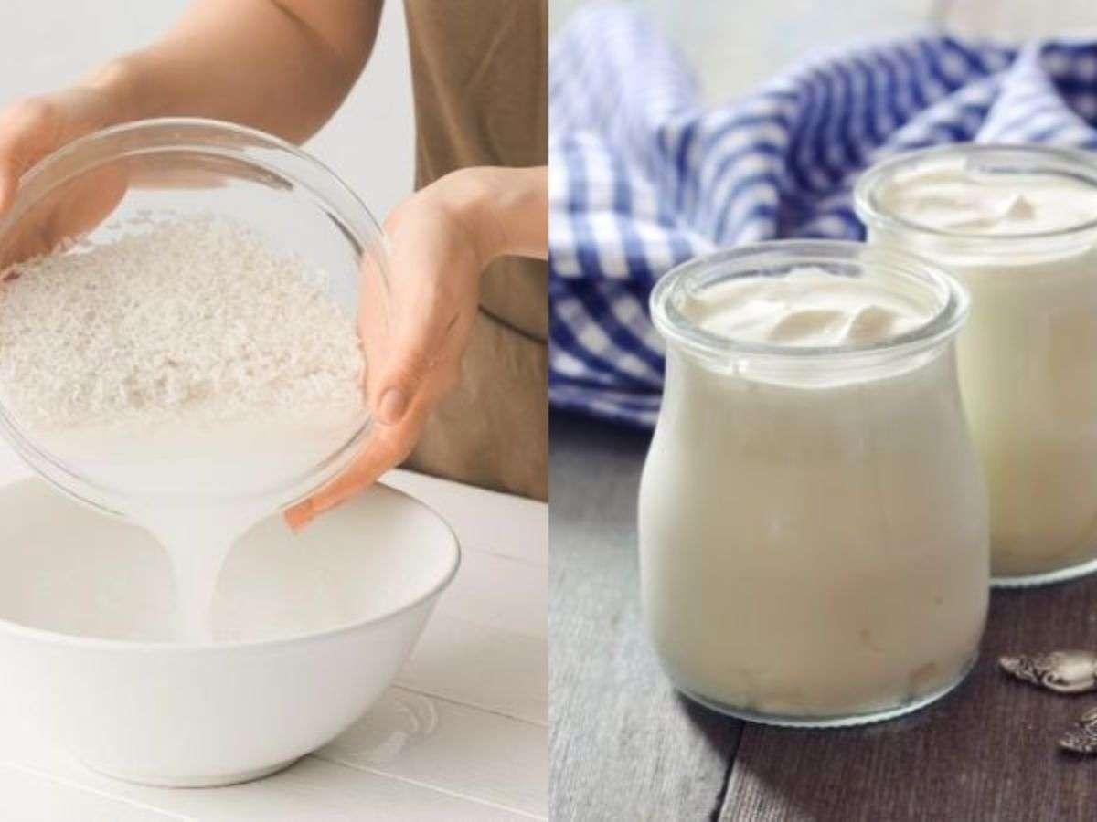 Mặt nạ nước vo gạo và sữa chua