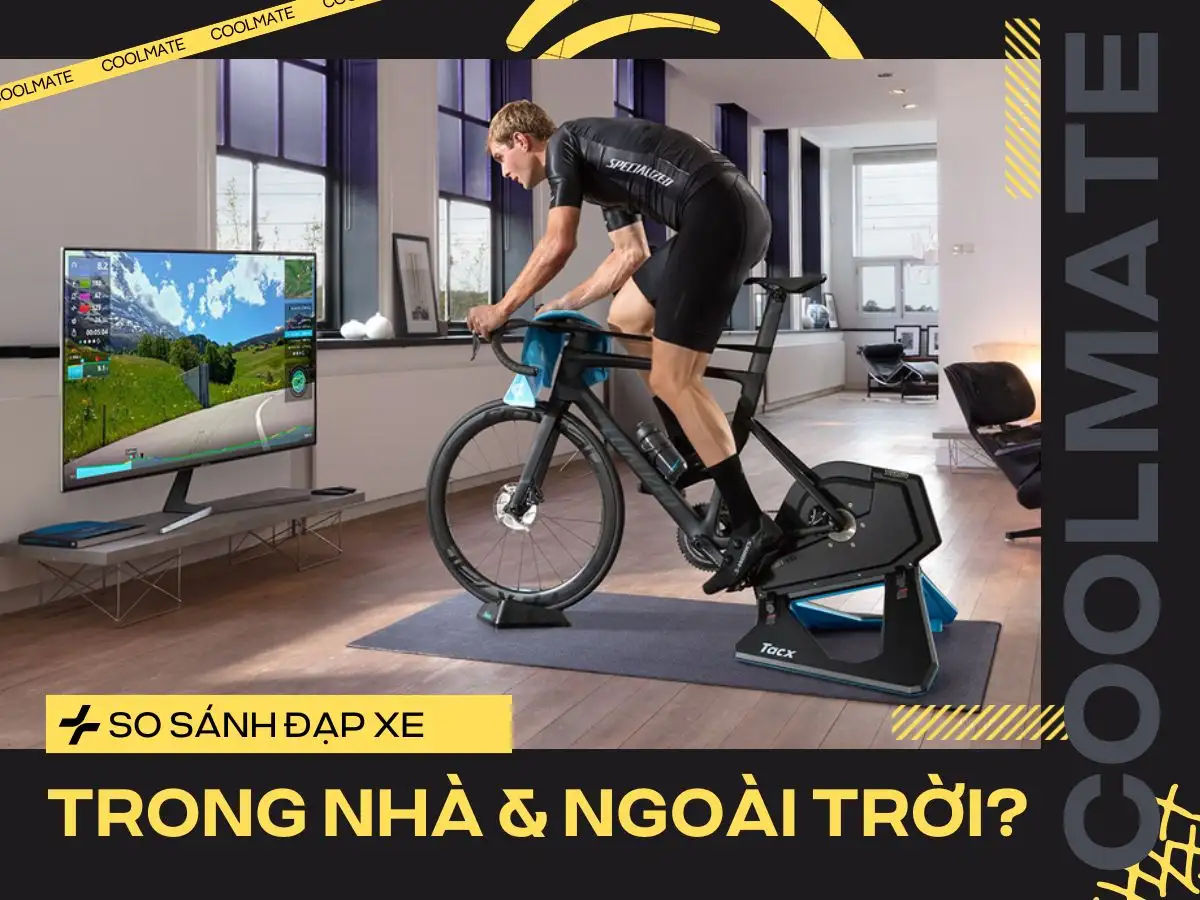 Nên đạp xe trong nhà hay đạp xe ngoài trời?