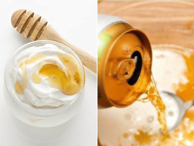 Mặt nạ bia và sữa chua không đường tốt cho các tế bào da