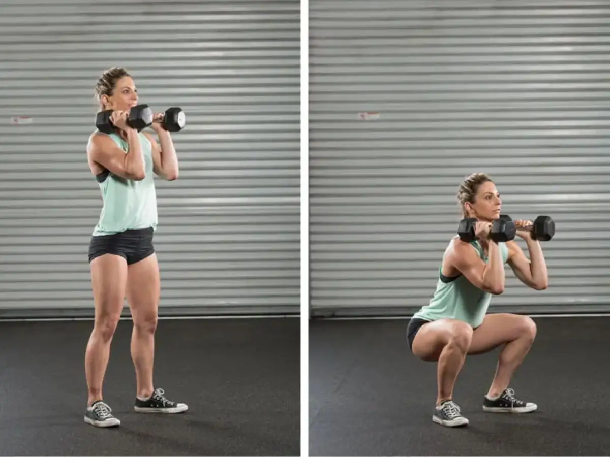 Dumbbell Squat với tạ tay