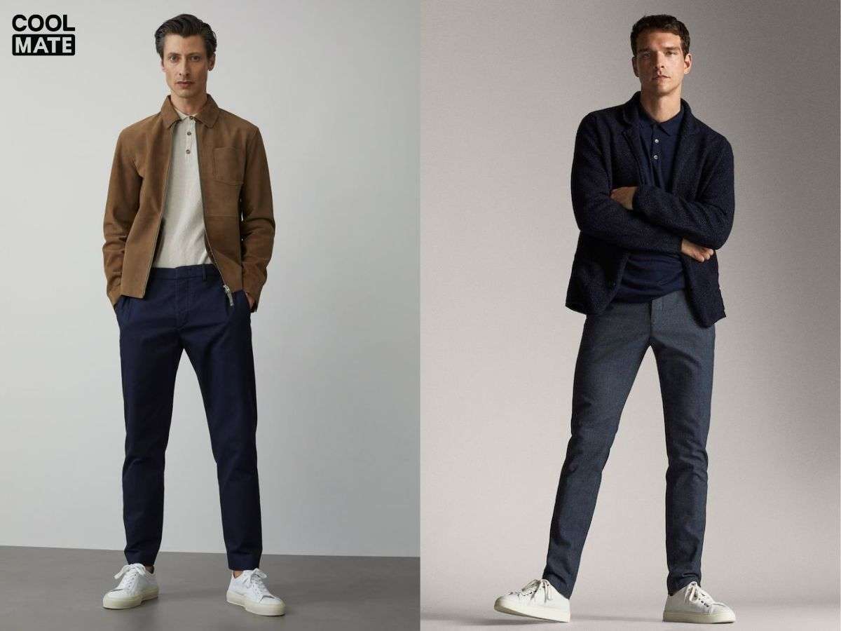 Áo polo + áo Blazer
