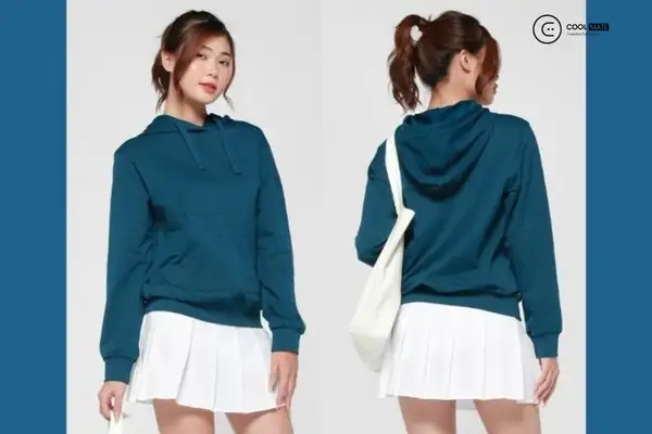 Áo khoác Hoodie shopee truyền thống kín đáo, thanh lịch và giữ ấm tốt