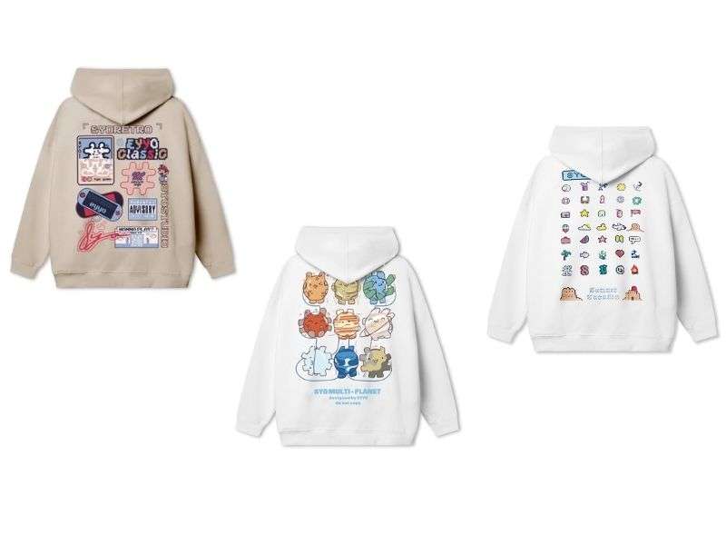  áo Hoodie của 8YO 