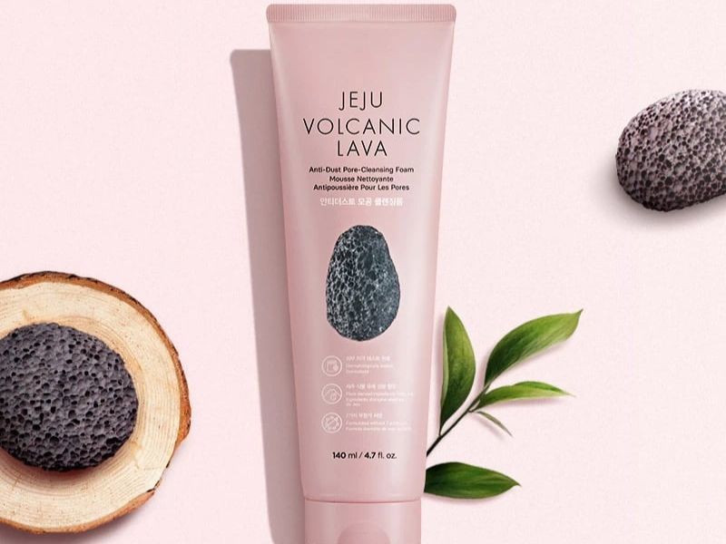 Sữa rửa mặt cho nam da hỗn hợp The Face Shop Jeju Volcanic Lava