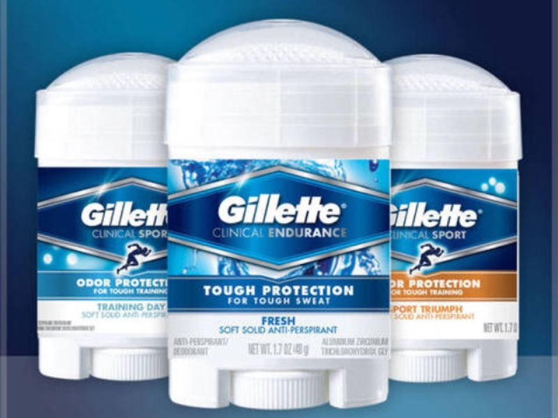 Lăn khử mùi Gillette cho hiệu quả cao lên đến 48 giờ liên tiếp