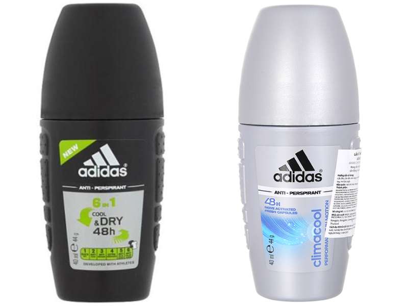 Adidas - Thương hiệu lăn khử mùi nam tốt nhất thị trường