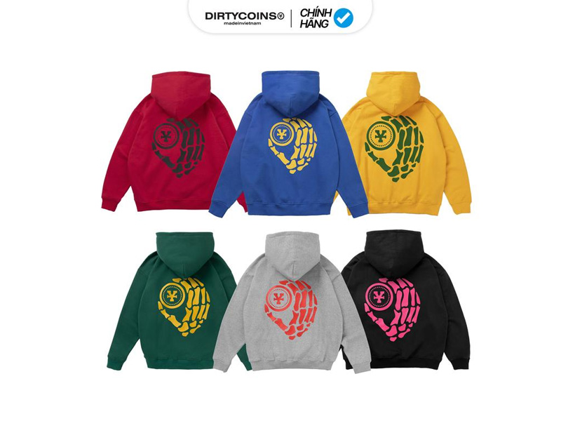 Áo hoodie nam Dirty Coins Logo Relaxed 