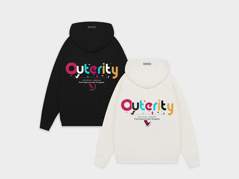 Áo hoodie nam Outerity No Internet unisex