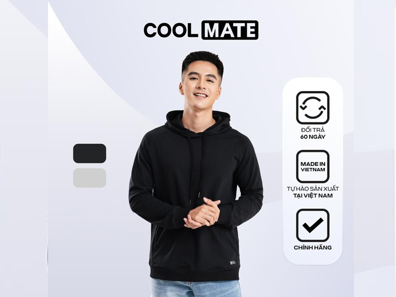 Áo hoodie nam Coolmate Essential