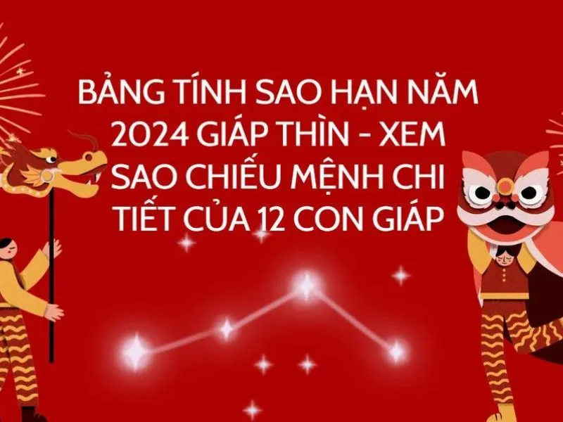 bảng sao hạn năm 2024 