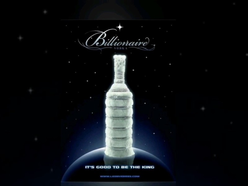 Billionaire Vodka 2015 – 7,2 triệu USD