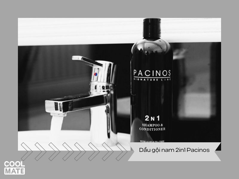 Dầu gội cho nam 2in1 Pacinos Shampoo & Conditioner 