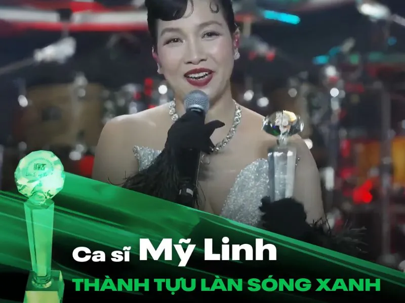 Chị "đại" Mỹ Linh nhận giải thưởng Làn Sóng Xanh bởi những cống hiến của mình