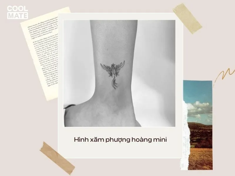 Tattoo Designs Hình Xăm Phượng Hoàng Đen Trắng - Stylist4men
