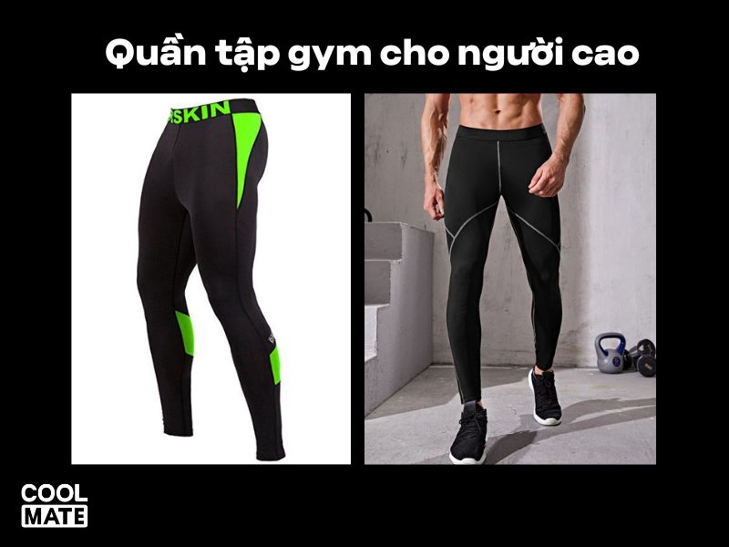 Quần tập gym cho người cao