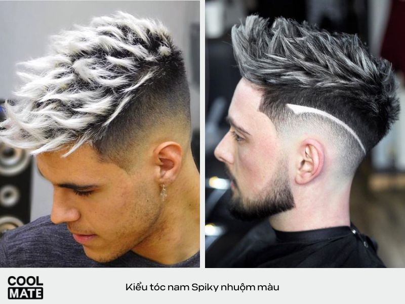 Kiểu tóc Spiky nhuộm