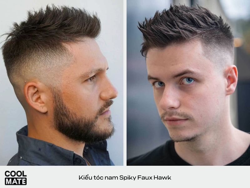 Kiểu tóc Spiky Faux Hawk