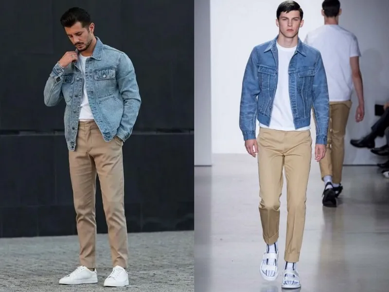 Những bạn theo đuổi style cá tính thì không thể bỏ qua cách phối với khoác denim