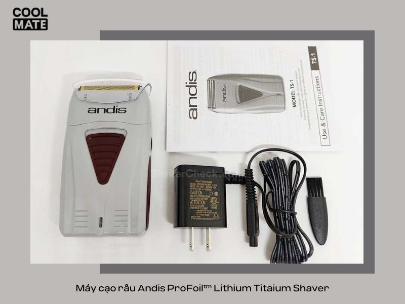 Máy cạo râu Andis ProFoil™ Lithium Titaium Shaver