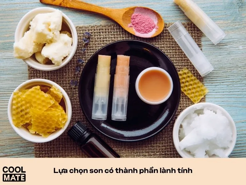 Chọn son có thành phần lành tính 