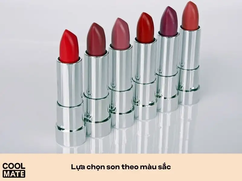 Chọn son theo màu sắc 