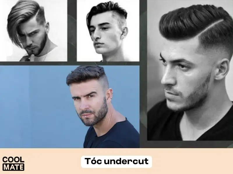 Kiểu tóc Undercut cho nam mặt gầy