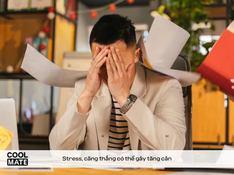 Mới tập gym bị tăng cân do căng thẳng, stress