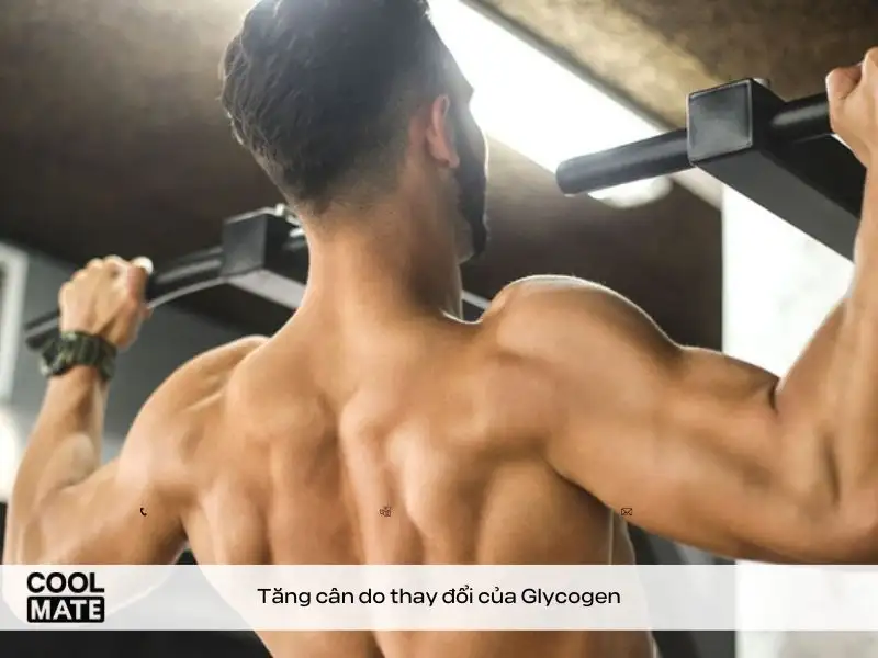 Mới tập gym bị tăng cân do sự thay đổi của Glycogen