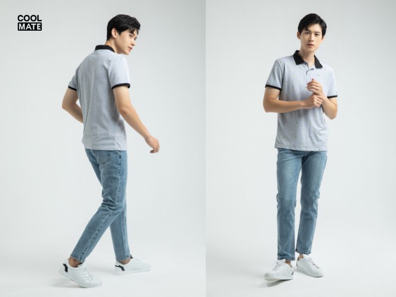 Đơn giản cùng áo phông & quần jeans