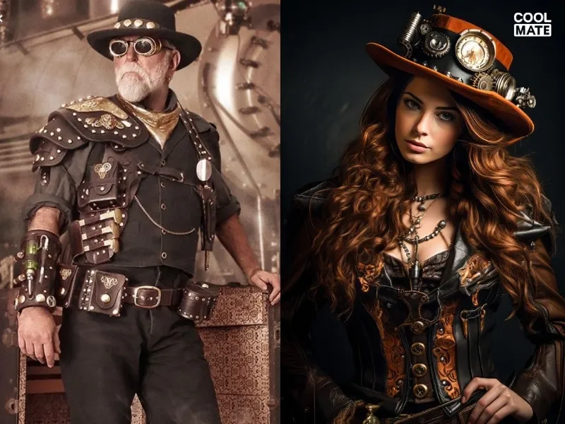 Đường may trong Steampunk có thể mang tính công nghiệp và cổ điển