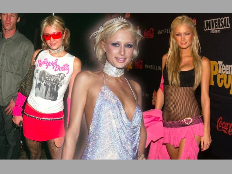 Paris Hilton cùng diện phong cách Y2K 