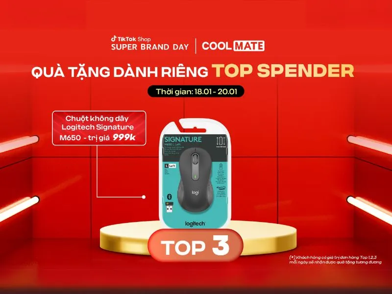 Giải thưởng top 3 Spender